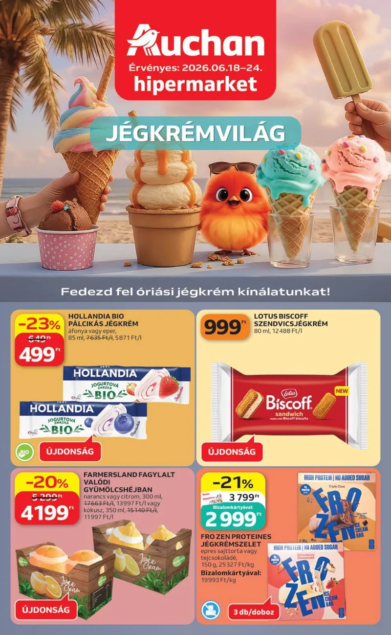 Auchan Jegkrem ajanlataink – 1. oldal