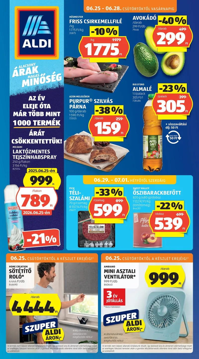 ALDI Akciós újság – 26. hét – címlap
