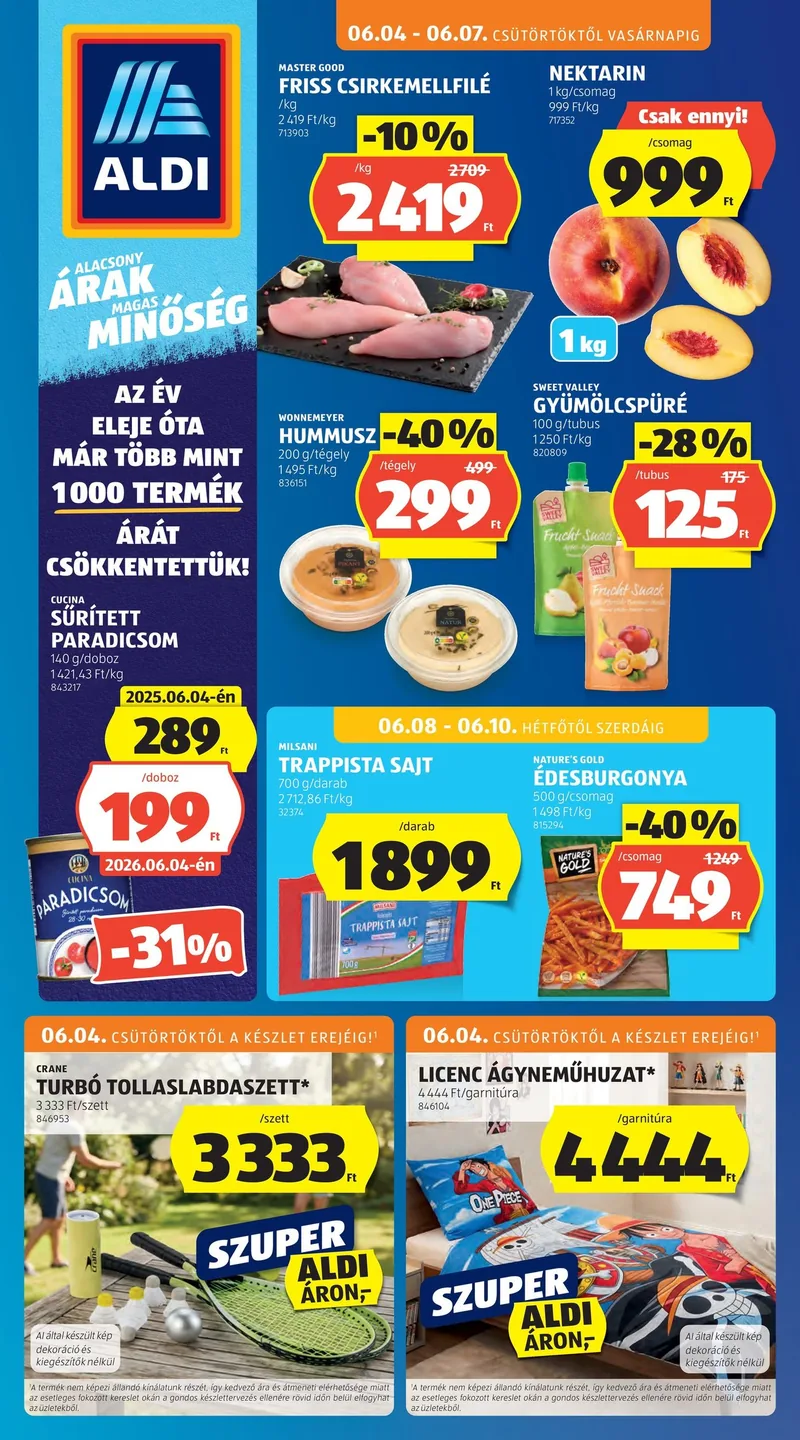 ALDI Akciós újság – 23. hét – címlap