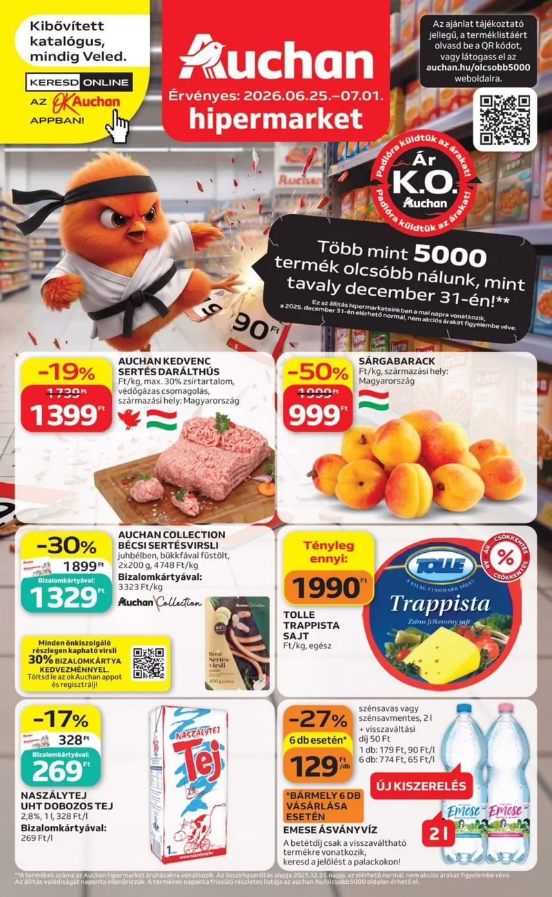 Auchan Heti hipermarket ajanlataink – címlap
