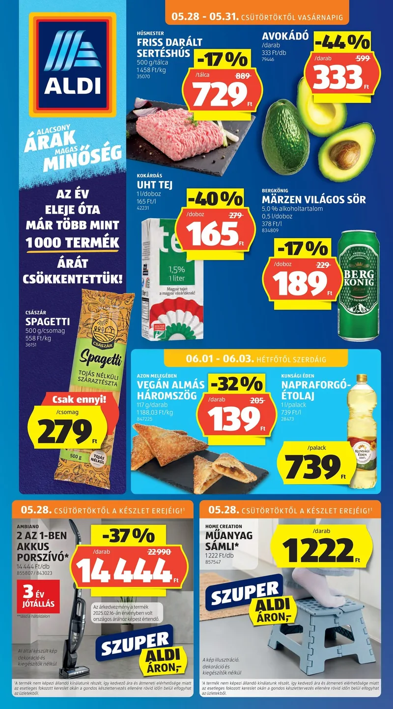 ALDI Akciós újság – 22. hét – címlap