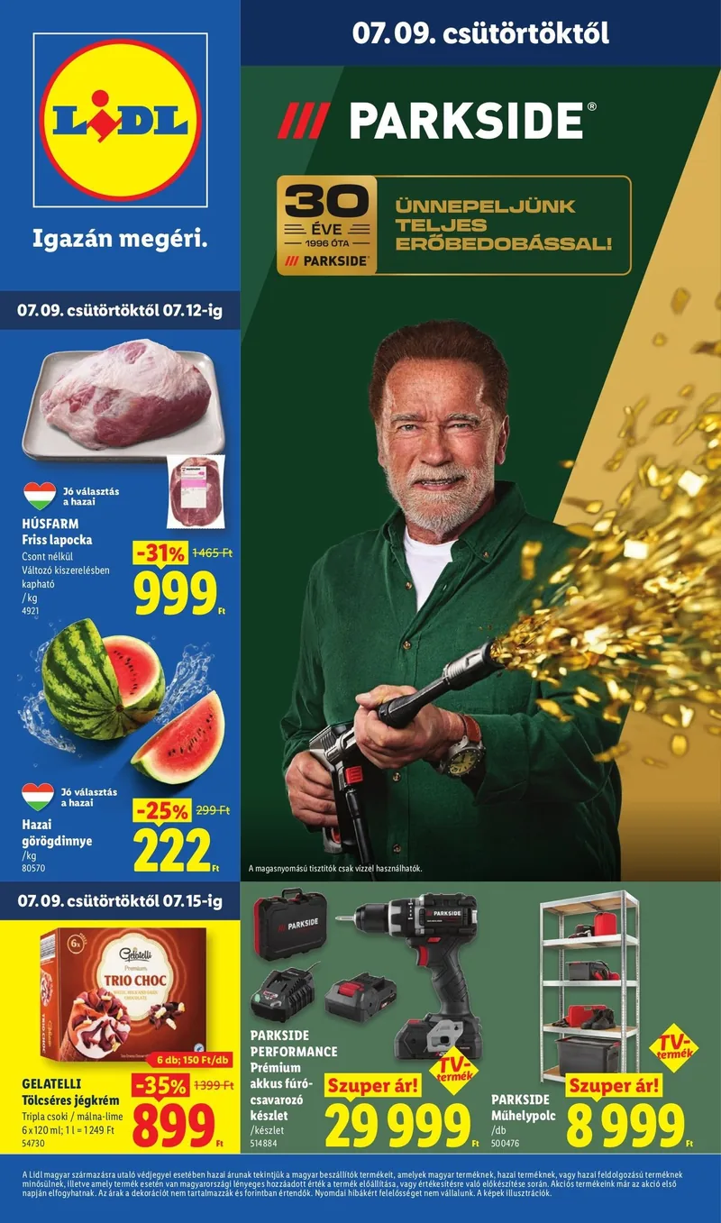 Lidl Akciós újság – 28. hét – címlap