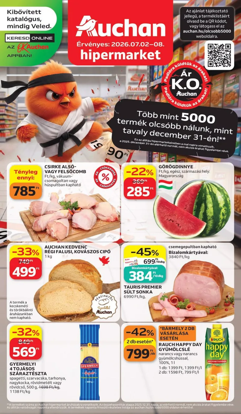 Auchan Heti hipermarket ajanlataink – címlap