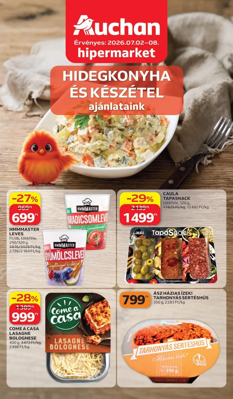 Auchan Hidegkonyha ajanlataink – címlap