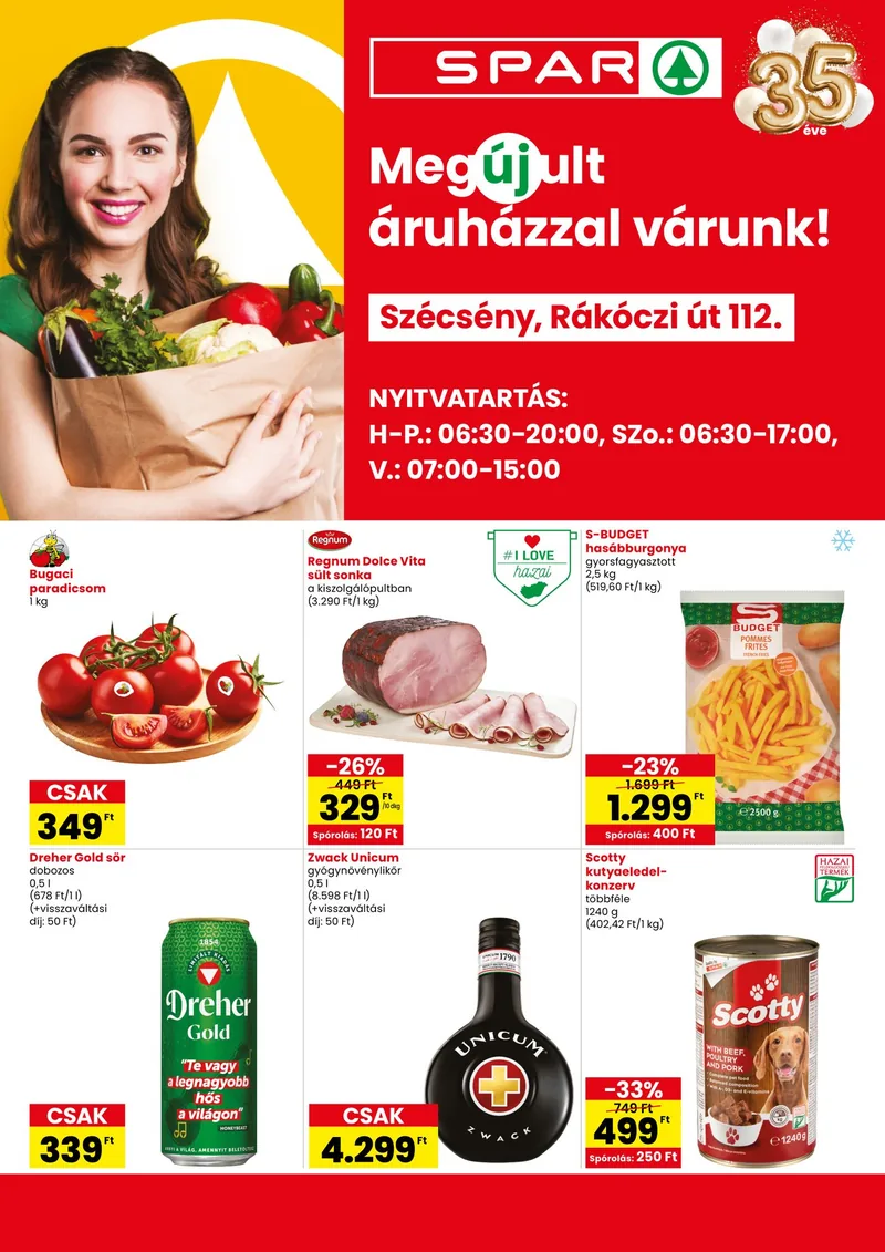 SPAR SPAR Szécsény szórólap – 07.16 - 07.22. – címlap
