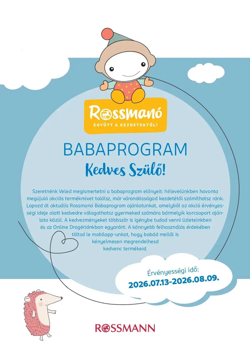 Rossmann Rossmann Baba magazin – címlap