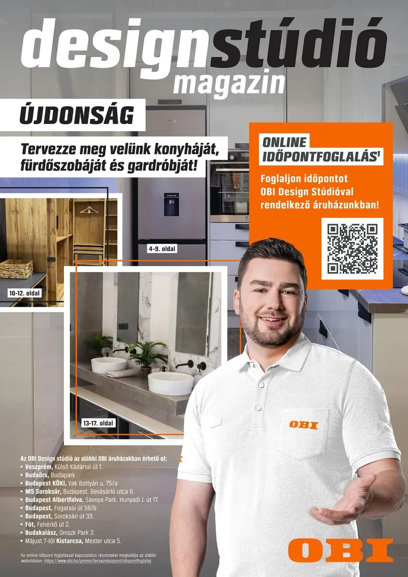 OBI OBI akciós újság – címlap