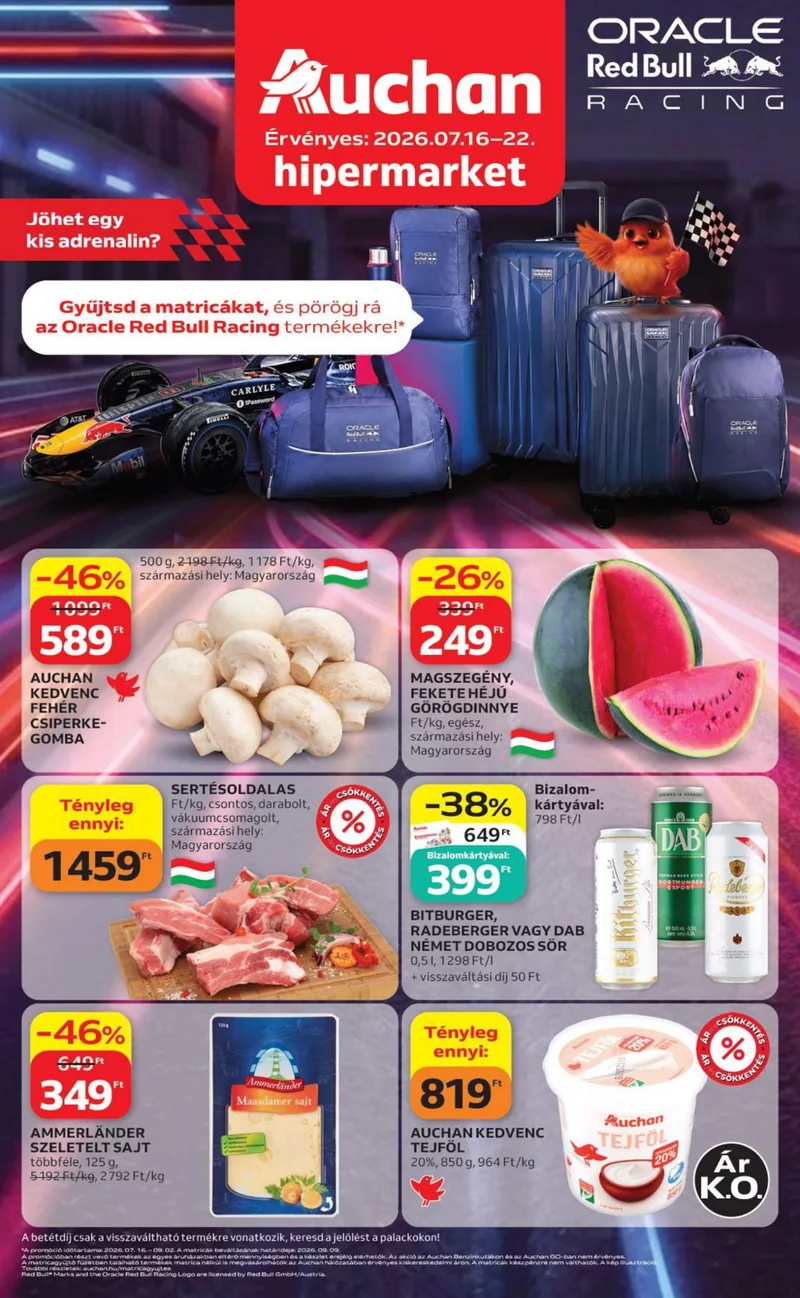 Auchan Heti hipermarket ajanlataink – címlap