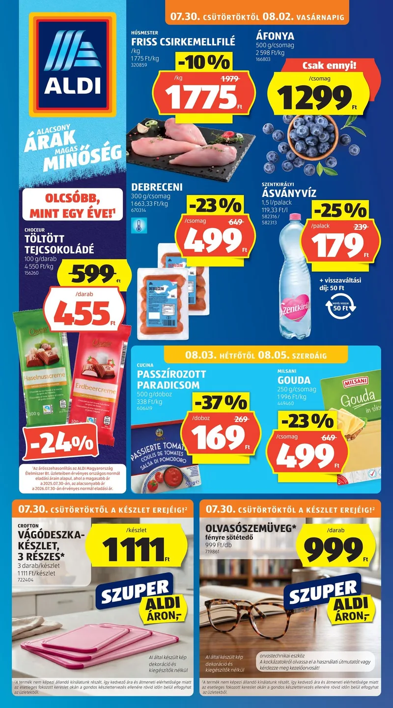 ALDI Akciós újság – 31. hét – címlap