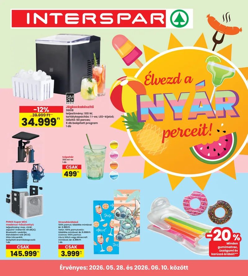 SPAR INTERSPAR Nyár katalógus II. – 05.28. - 06.10. – címlap