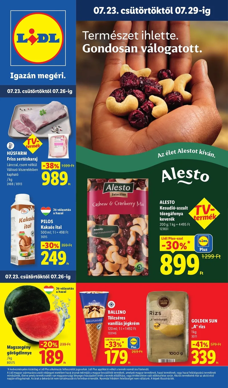 Lidl Akciós újság – 30. hét – címlap