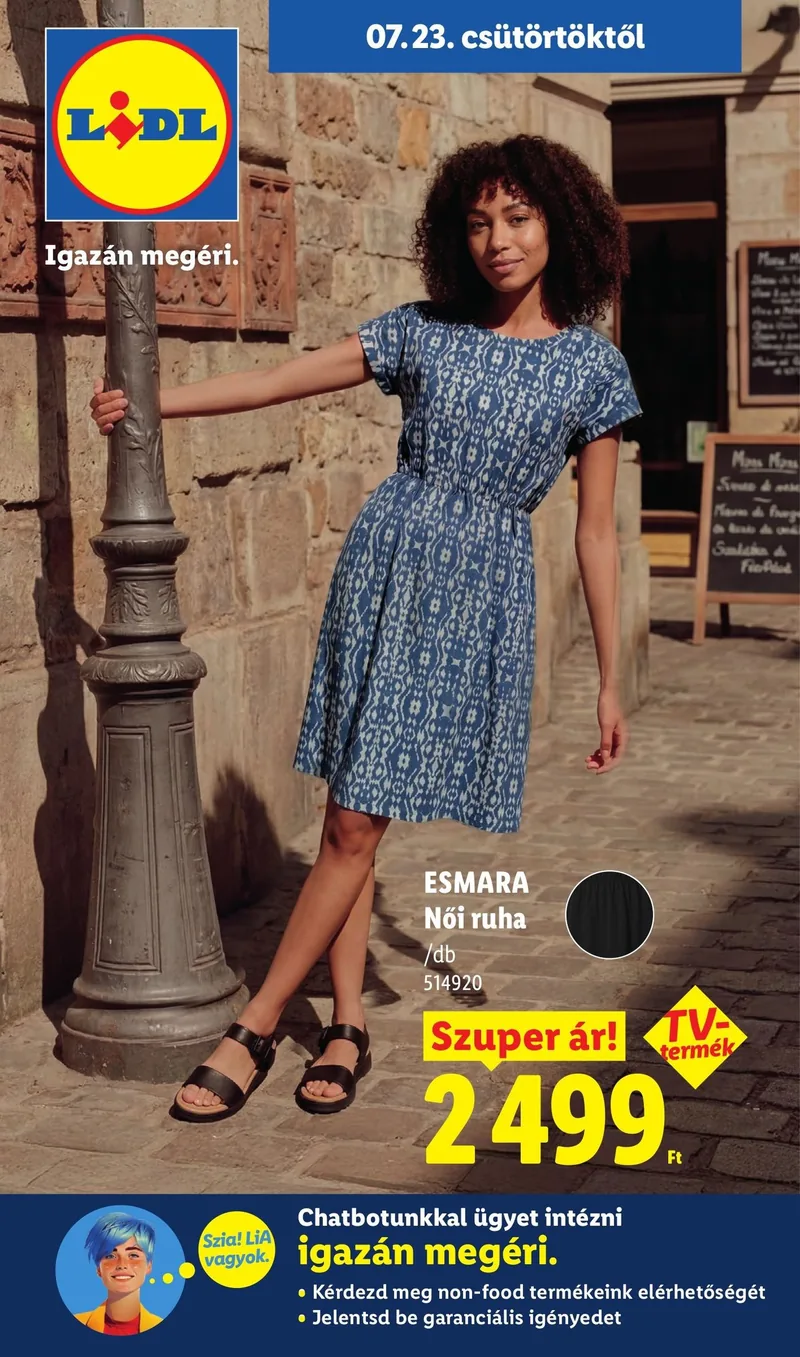 Lidl Nonfood kínálatunk - 30. hét – címlap