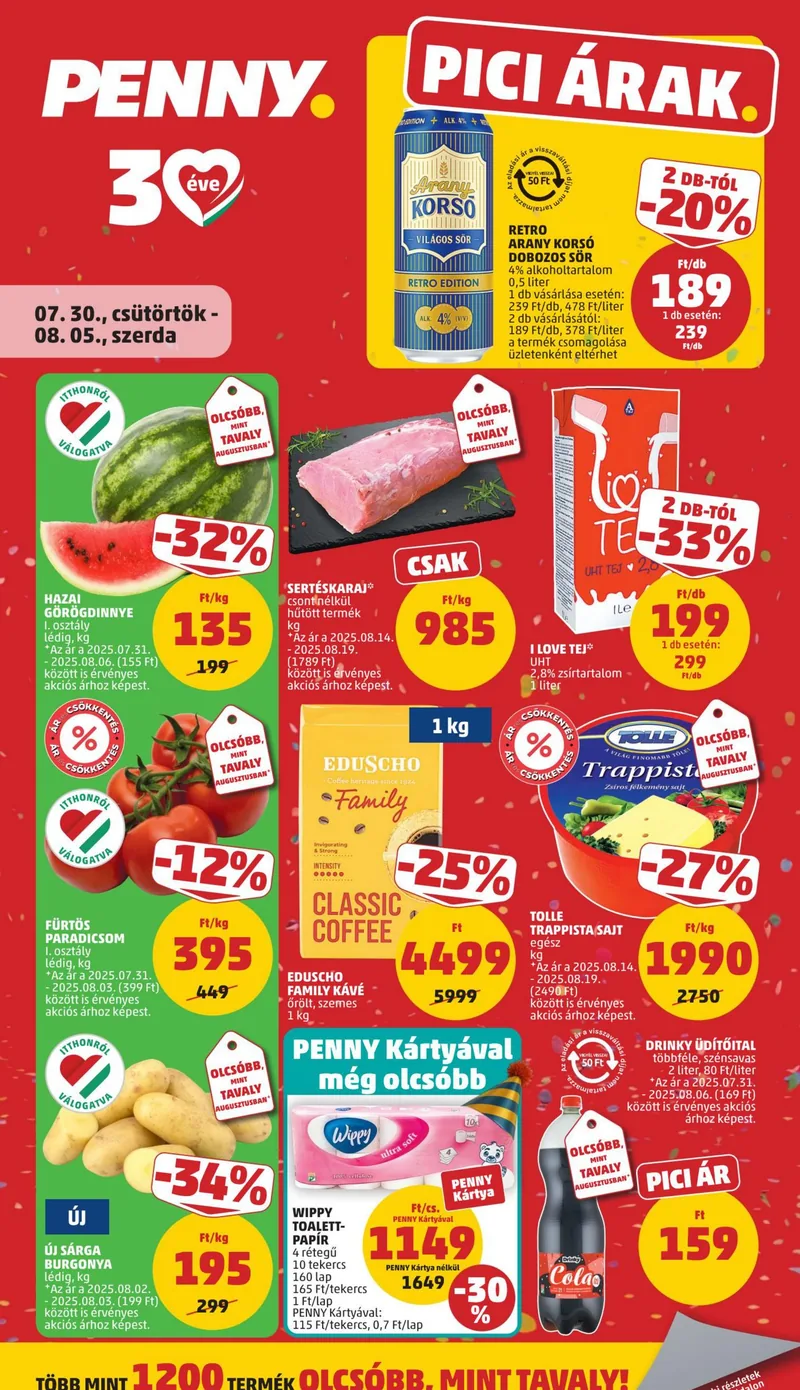 PENNY Penny reklámújság – 31. hét – címlap