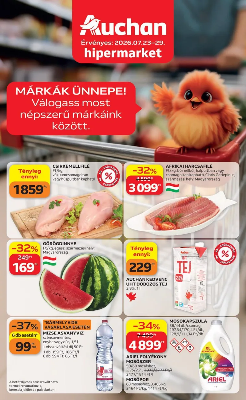Auchan Heti hipermarket ajanlataink – címlap