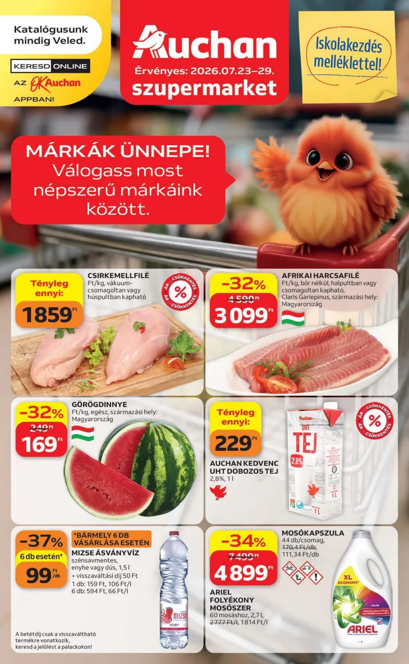 Auchan Heti szupermarket ajanlataink – címlap