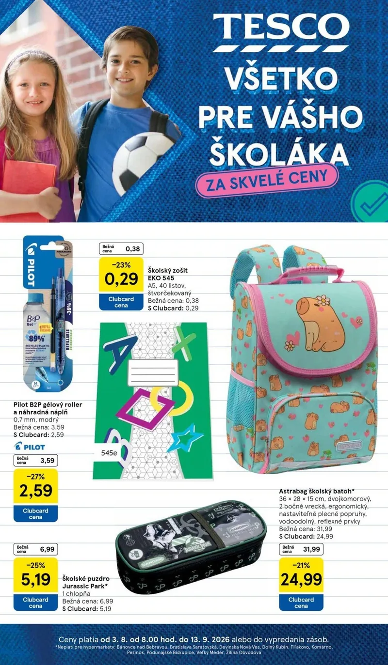 Tesco katalógus akciós újság – 32. hét – címlap