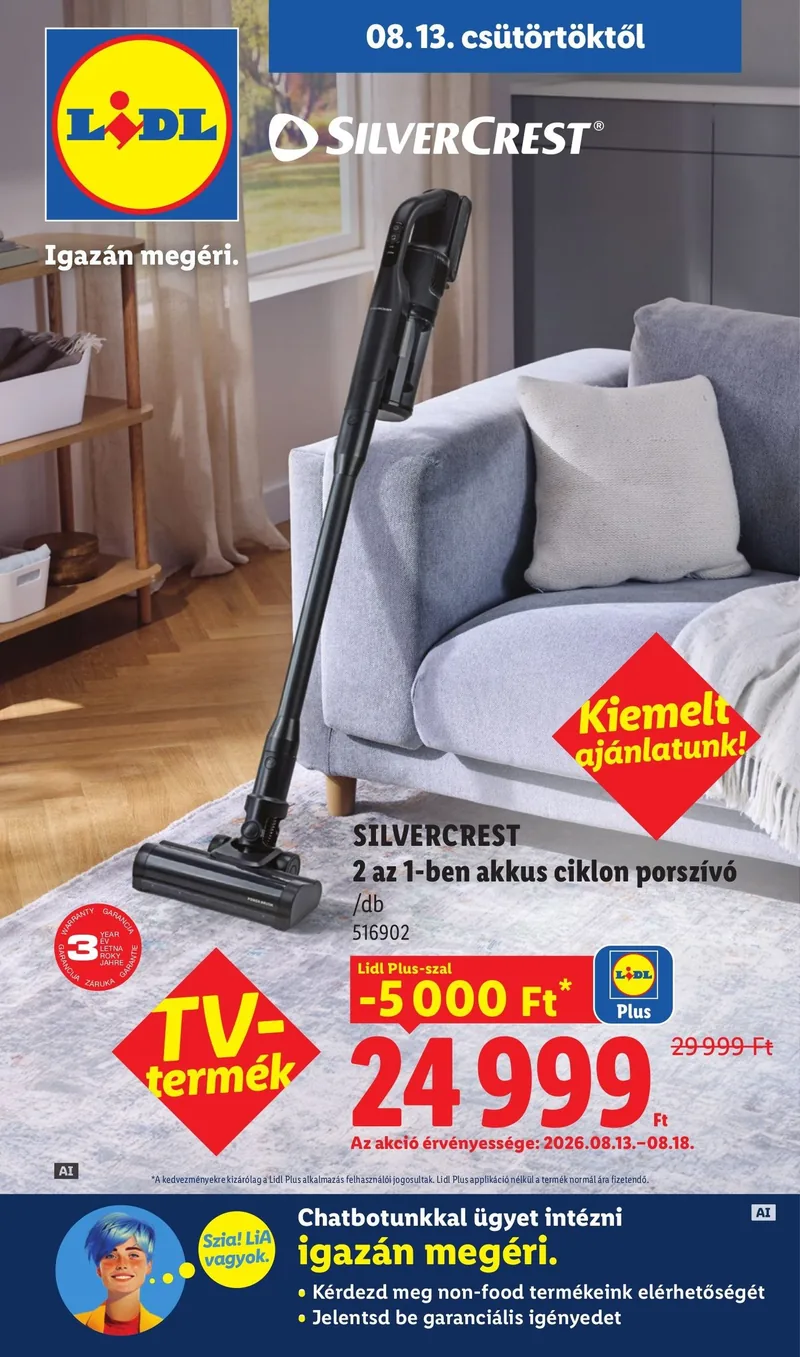 Lidl Nonfood kínálatunk - 33. hét – címlap