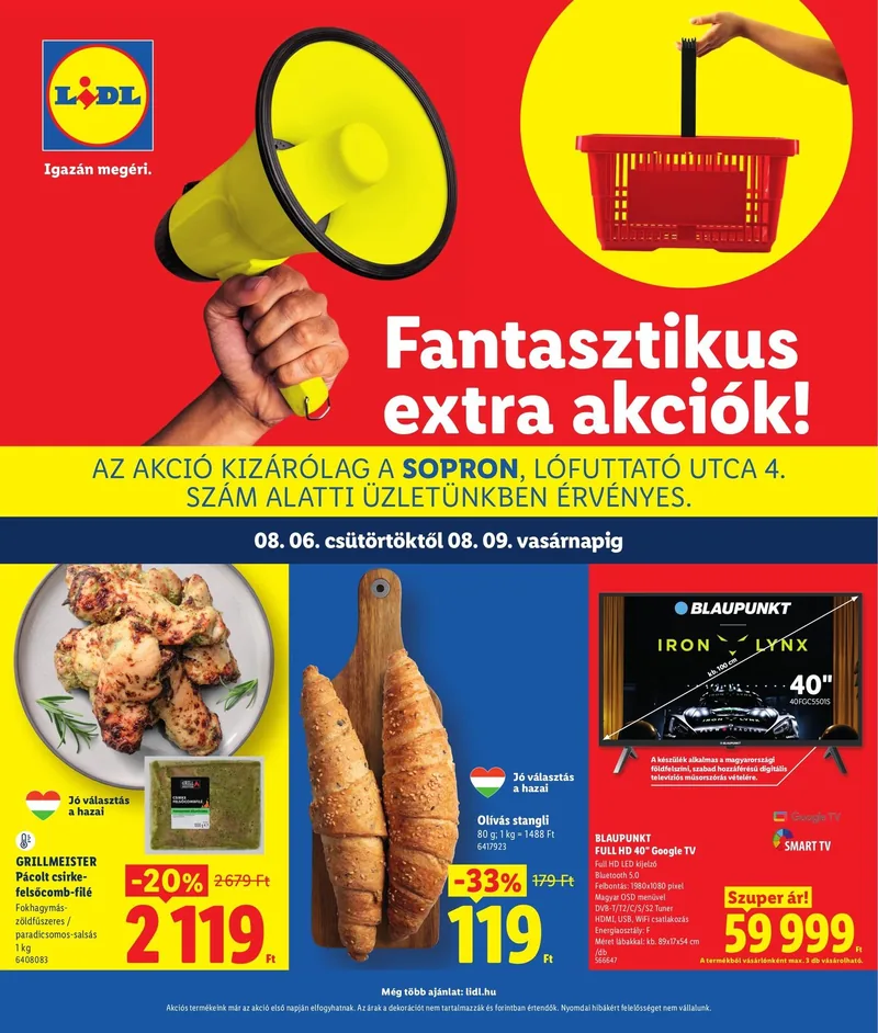 Lidl Regionális akciók – Sopron – címlap