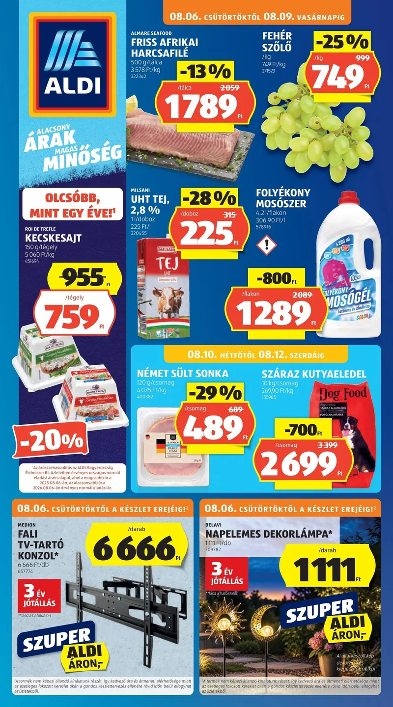 ALDI Akciós újság – 32. hét – címlap