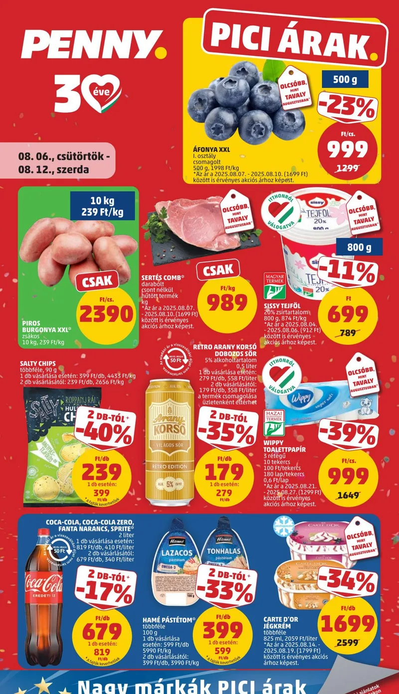 PENNY Penny reklámújság – 32. hét – címlap