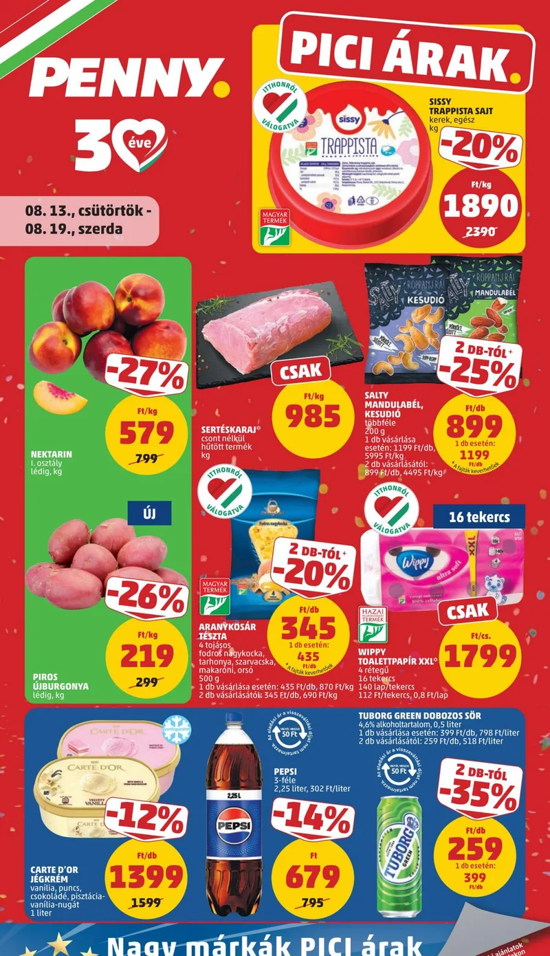 PENNY Penny reklámújság – 33. hét – címlap