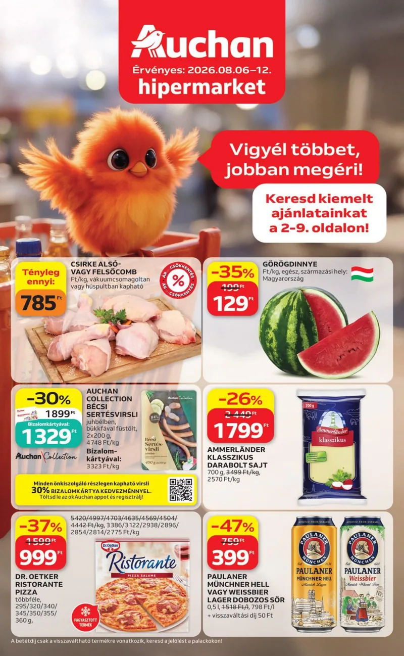 Auchan Heti hipermarket ajanlataink – címlap