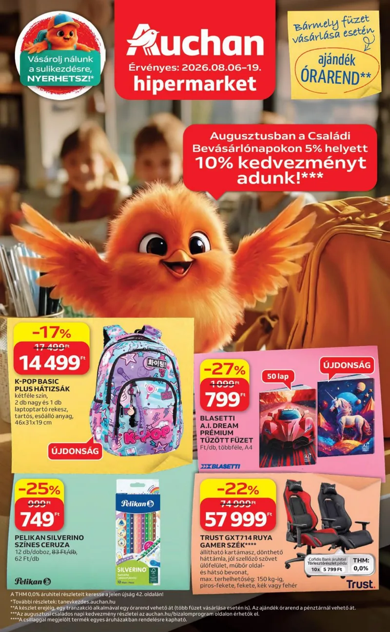 Auchan Iskolakezdes ajanlataink – címlap