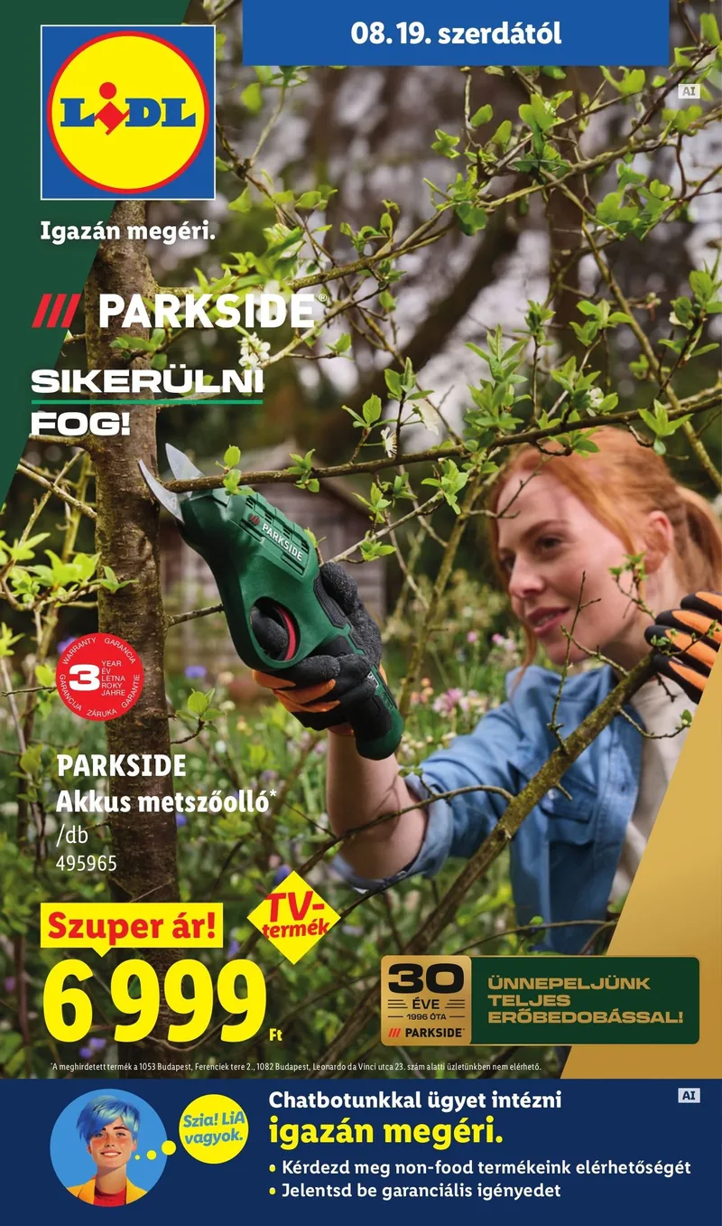Lidl Nonfood kínálatunk - 34. hét – címlap