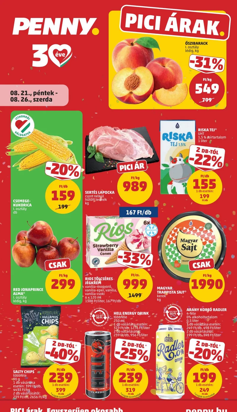 PENNY Penny reklámújság – 34. hét – címlap