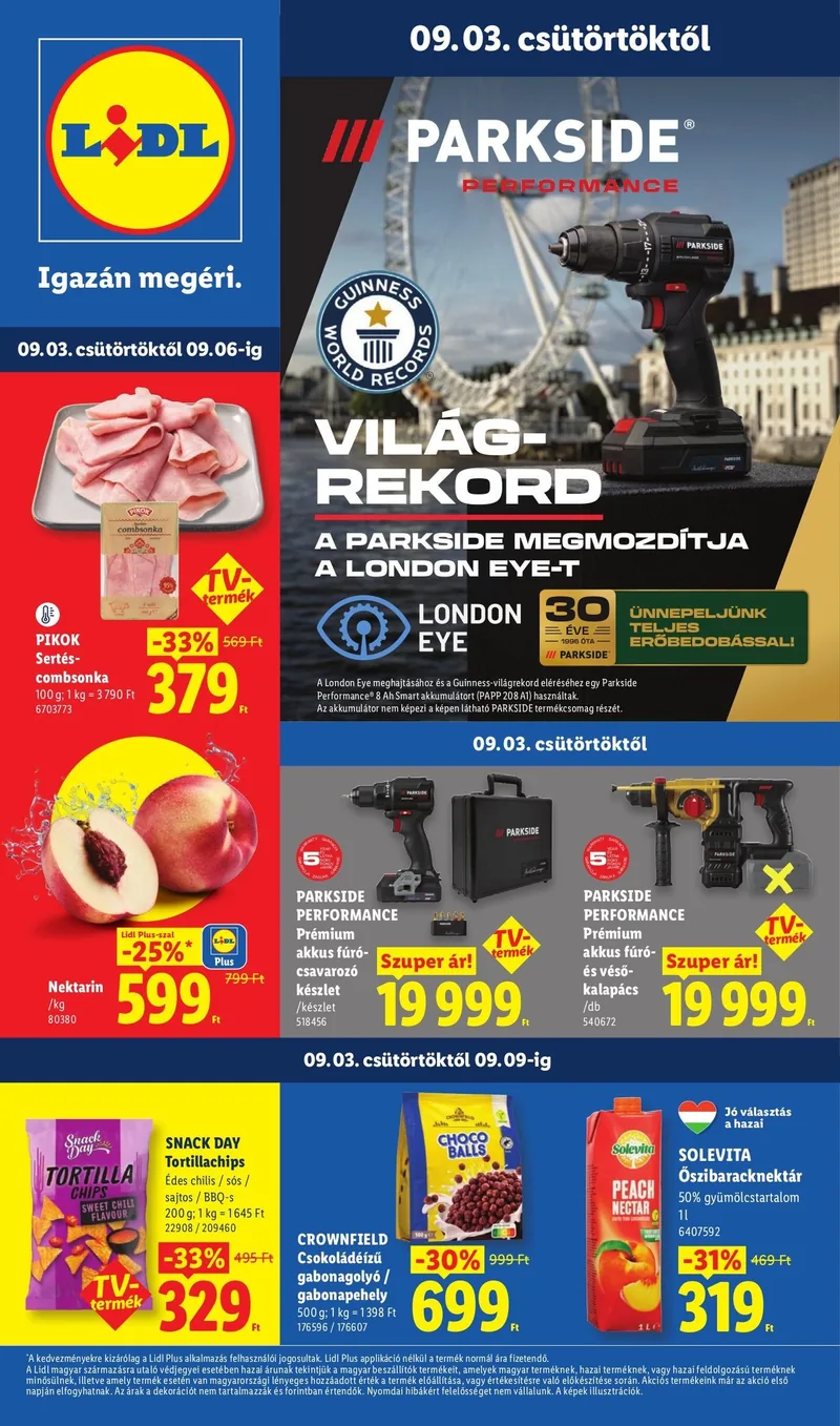 Lidl Akciós újság – 36. hét – címlap