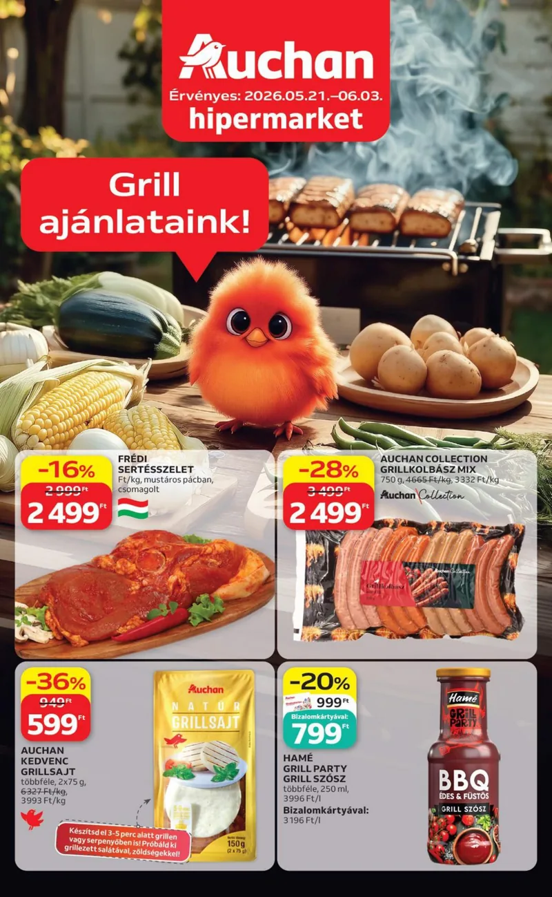 Auchan Grill ajanlataink – címlap