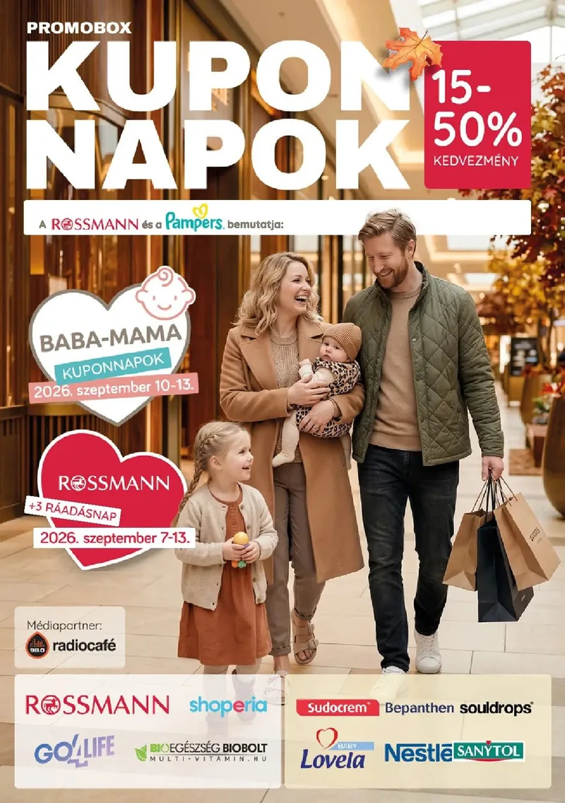 Rossmann Rossmann magazin (baba-mama-kuponnapok) – címlap