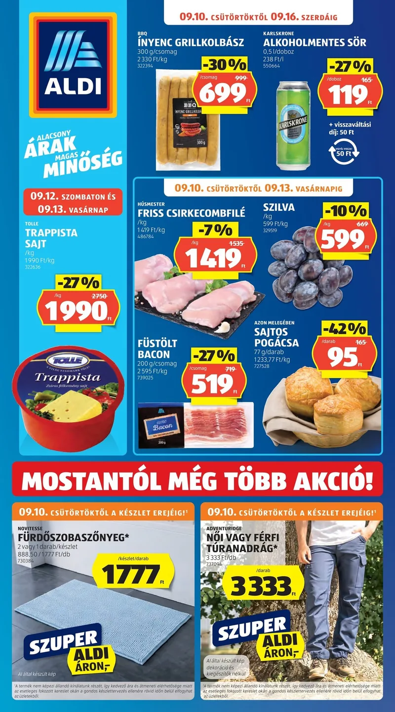 ALDI Akciós újság – 37. hét – címlap