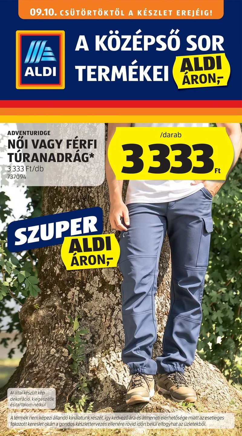 ALDI Középső sor termékei – 37. hét – címlap