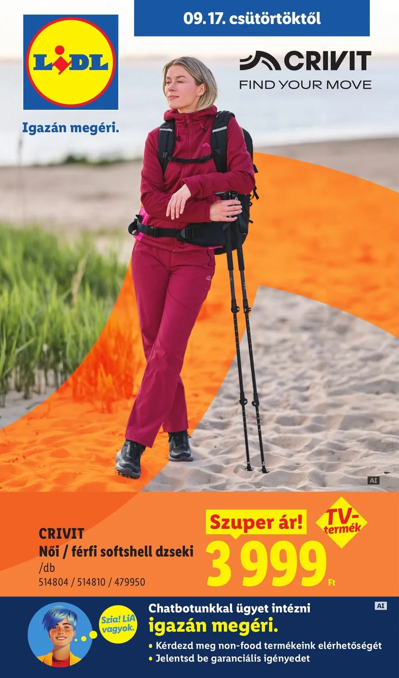 Lidl Nonfood kínálatunk - 38. hét – címlap