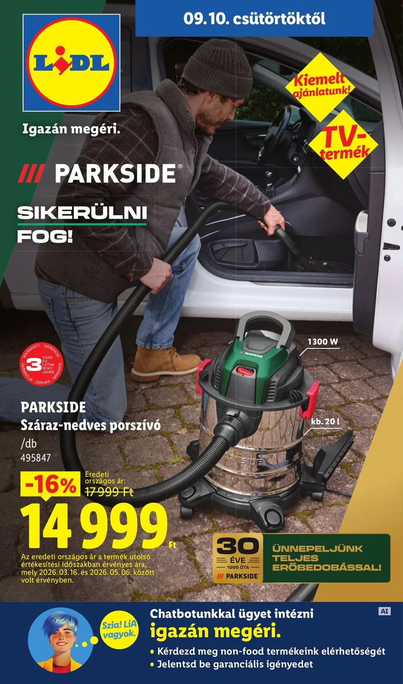 Lidl Nonfood kínálatunk - 37. hét – címlap