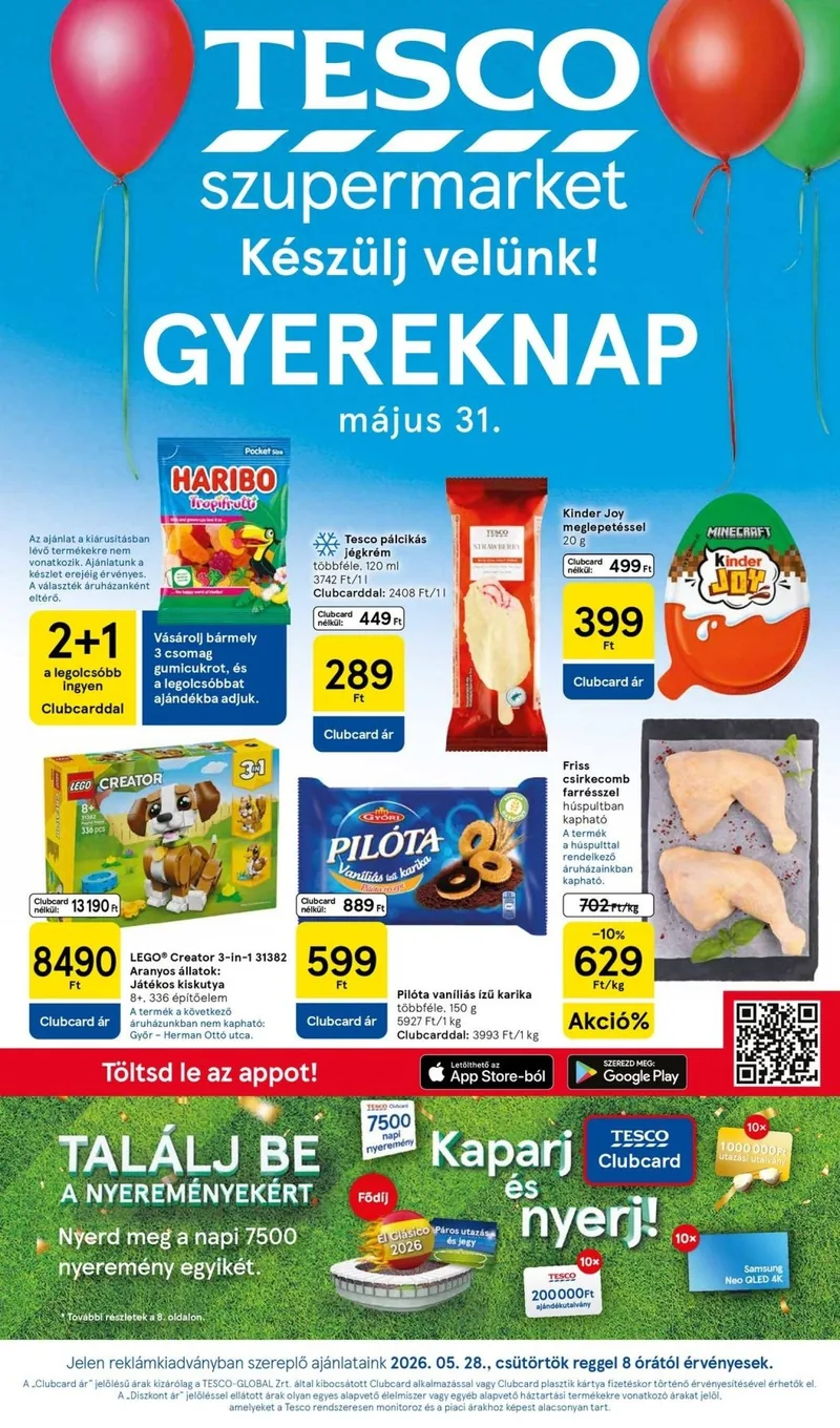 Tesco Tesco szupermarket akciós újság – 22. hét – címlap