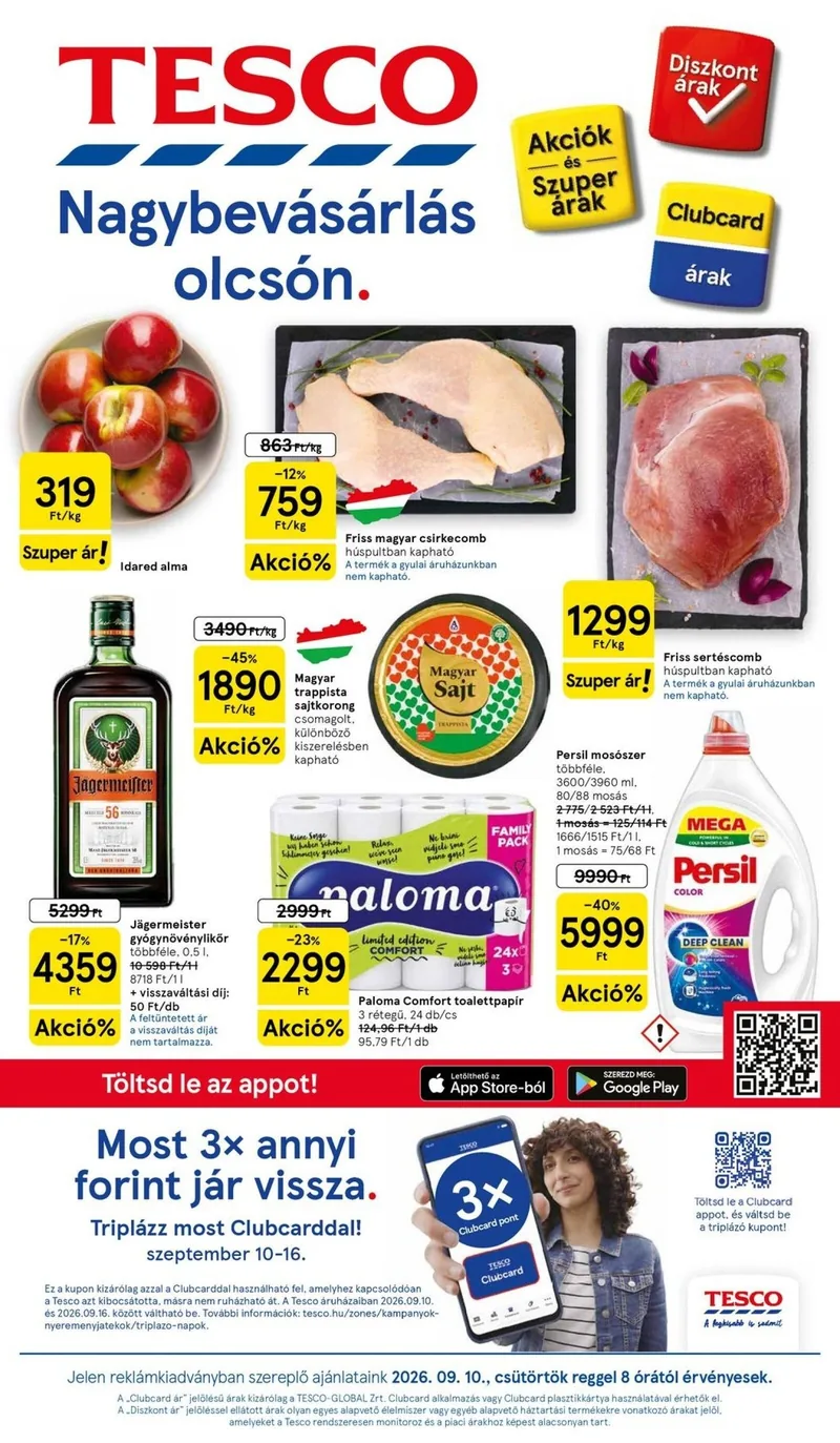 Tesco Tesco hipermarket akciós újság – 37. hét – címlap