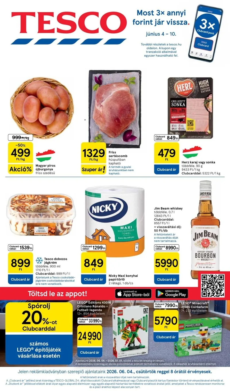 Tesco Tesco hipermarket akciós újság – 23. hét – címlap