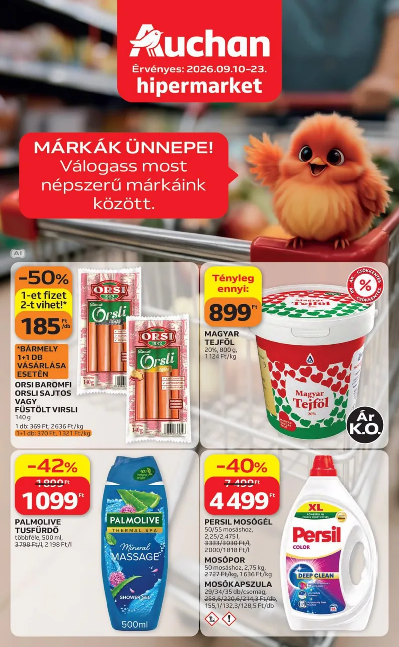 Auchan Kedvenc markaink – címlap