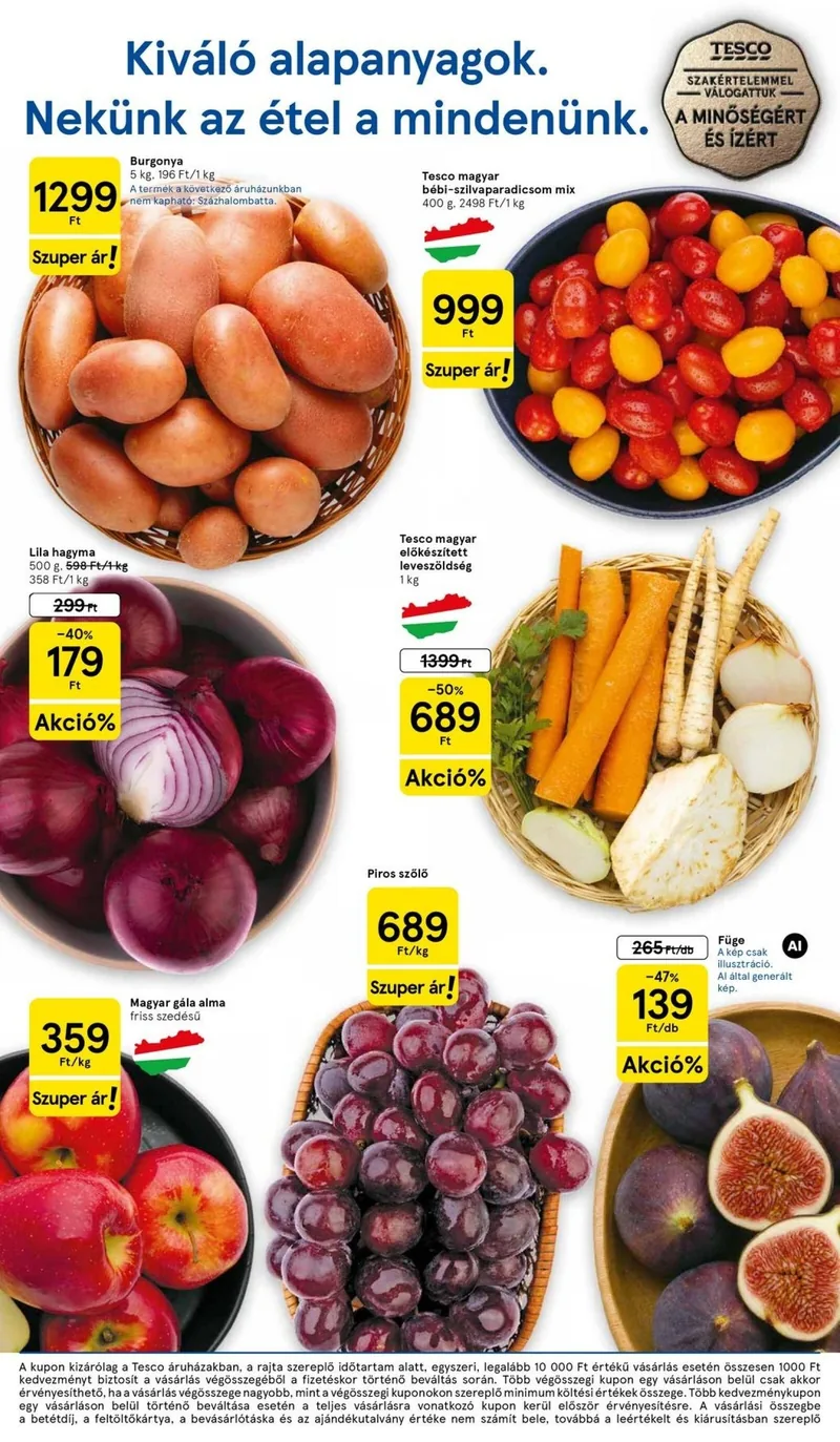 Tesco hipermarket akciós újság – 39. hét – 2. oldal