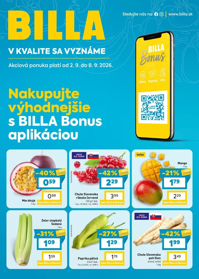 Bonus akciós újság – címlap