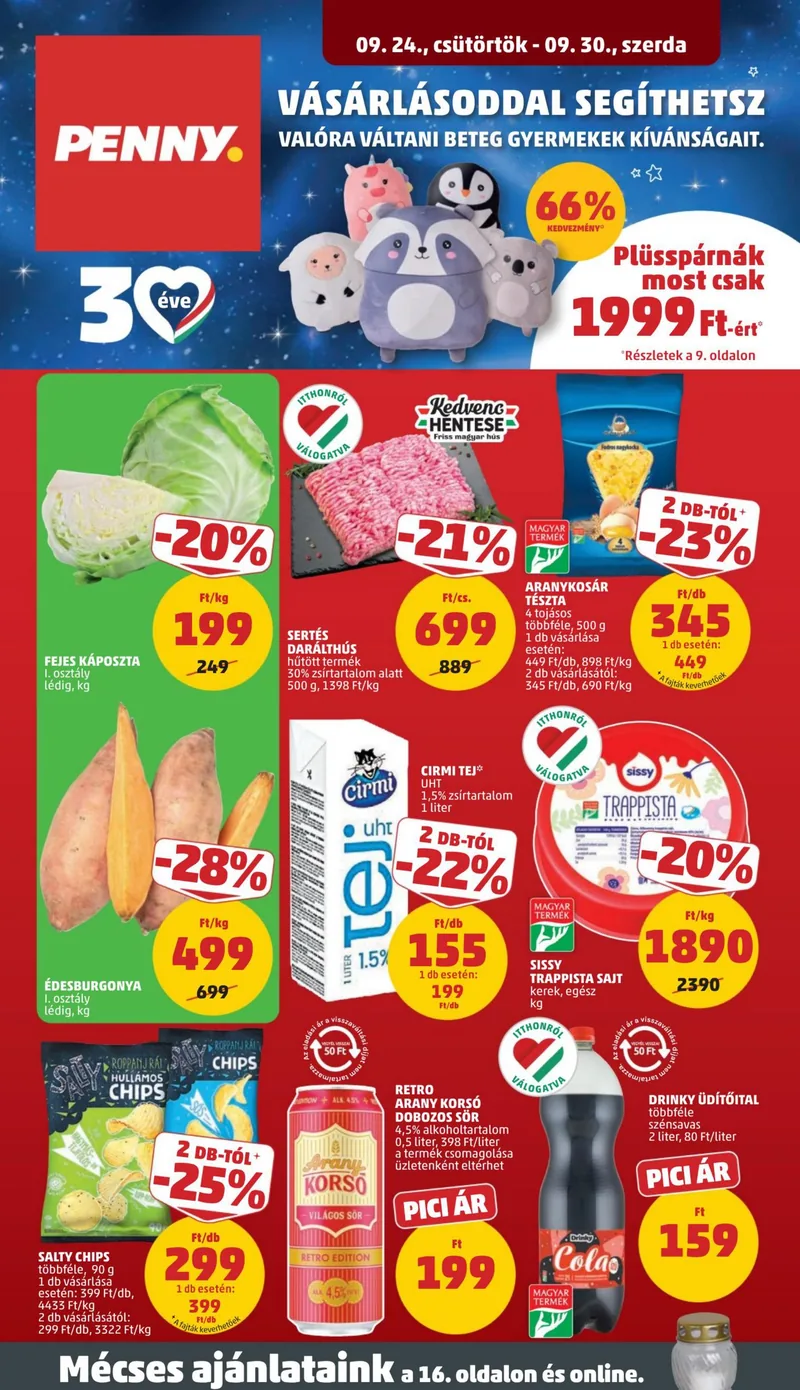 PENNY Penny reklámújság – 39. hét – címlap