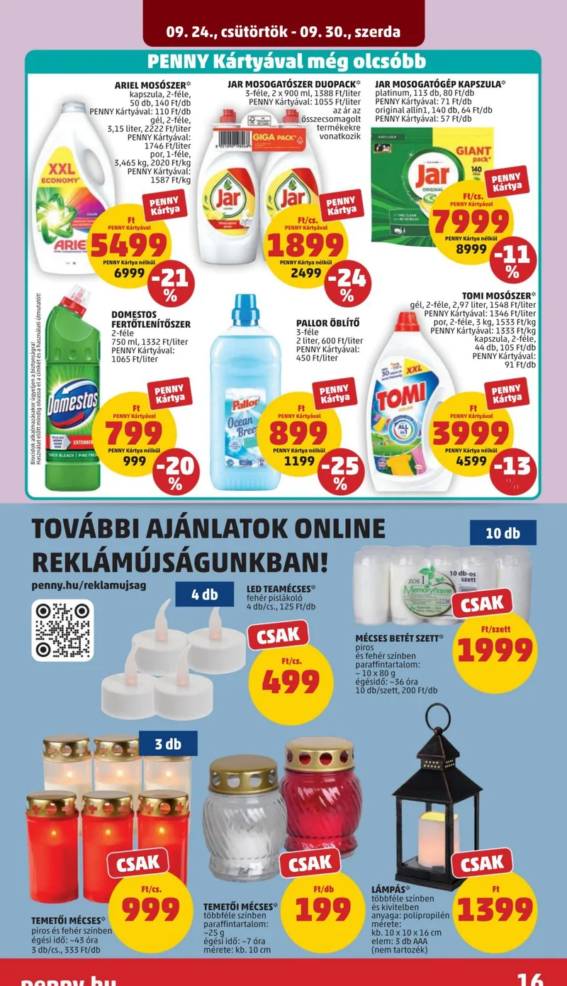 Penny reklámújság – 39. hét – 20. oldal