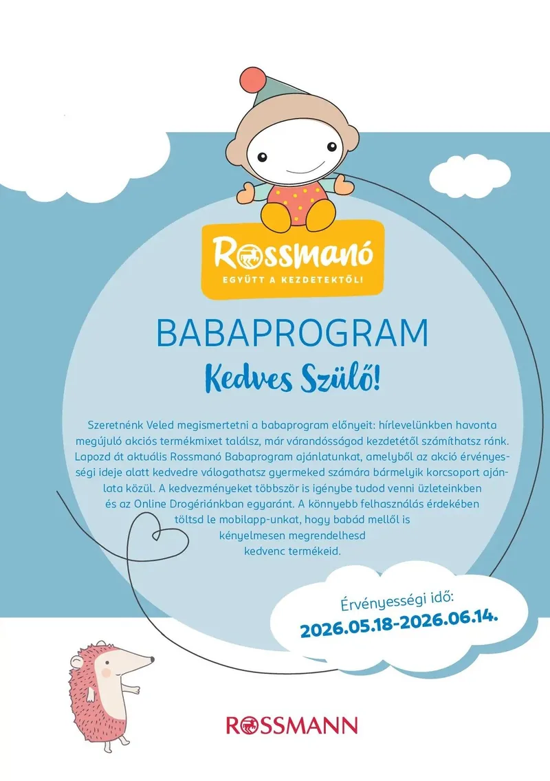 Rossmann Rossmann Baba magazin – címlap
