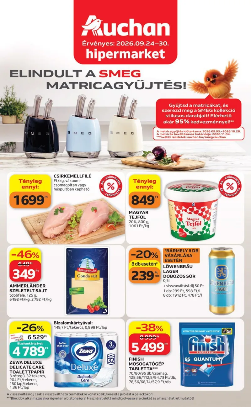 Auchan Heti hipermarket ajanlataink – címlap
