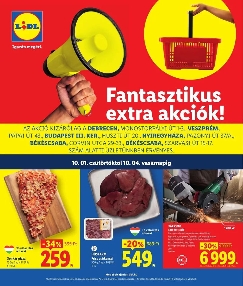 Lidl Regionális akciók – címlap