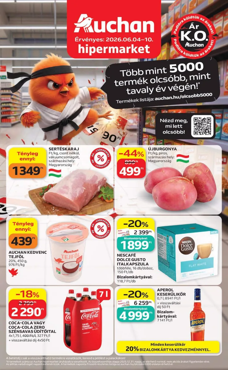 Auchan Heti hipermarket ajanlataink – 1. oldal