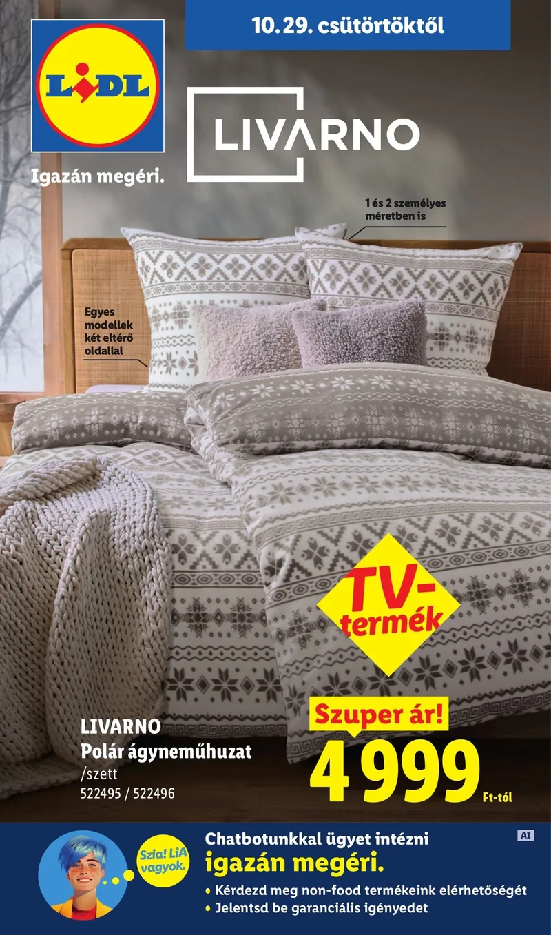 Lidl Nonfood kínálatunk - 44. hét – 1. oldal