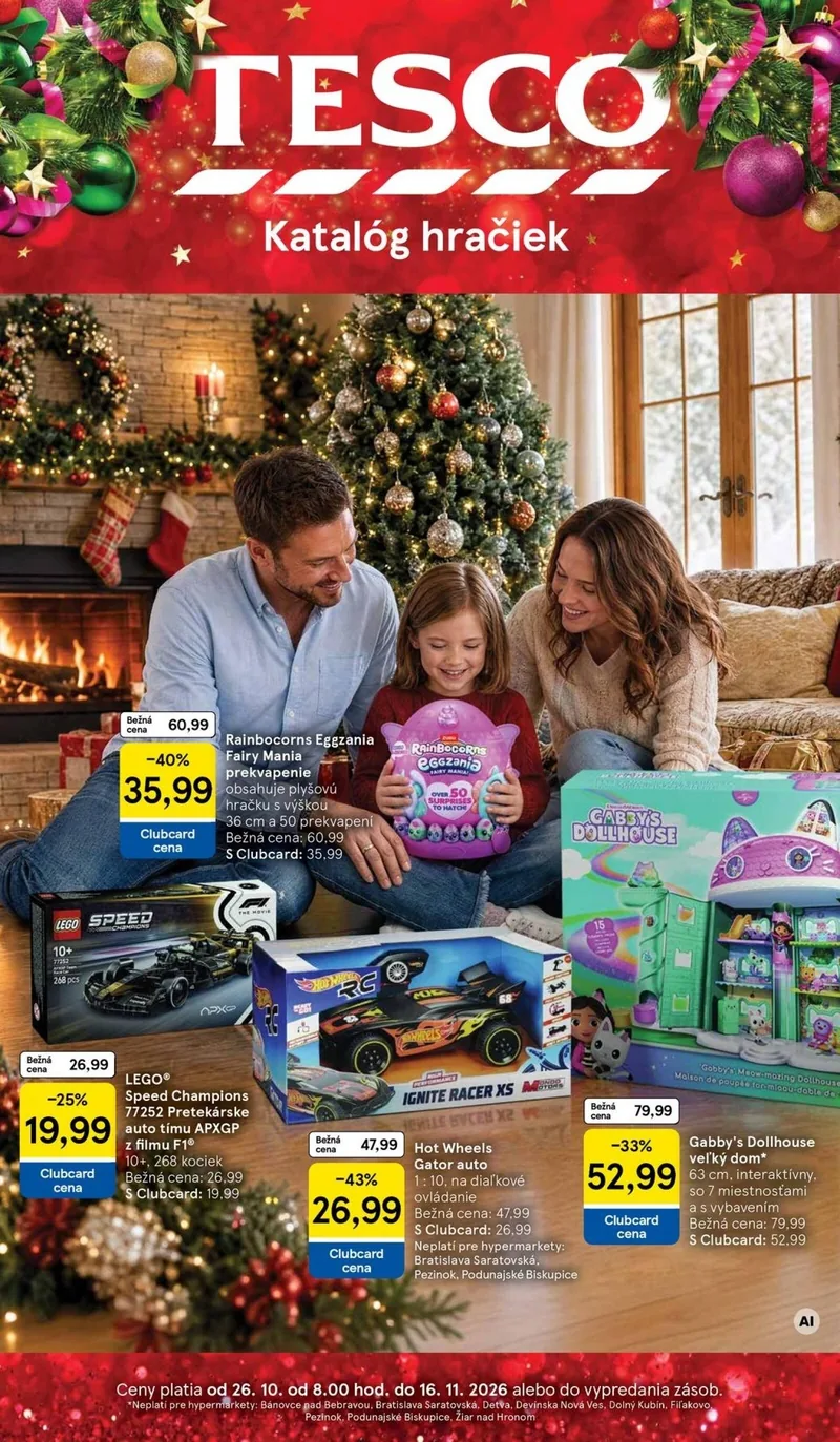 Tesco katalógus akciós újság – 44. hét – 1. oldal